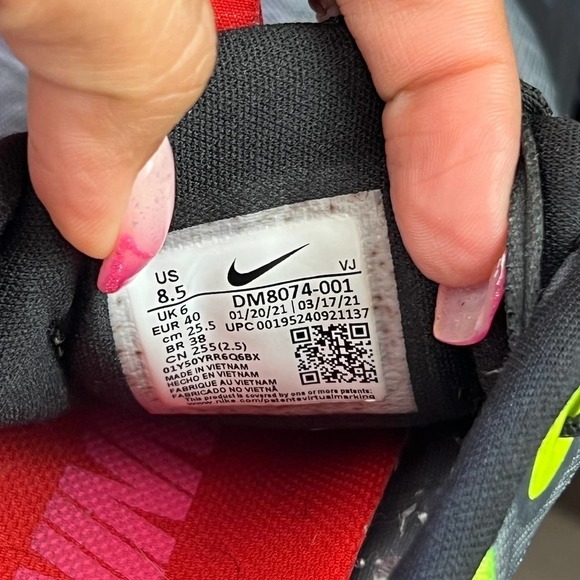 Nike React Escape Run Street Gray Hyper Pink Running Shoes Womens Size: 8.5 - Picture 8 of 9